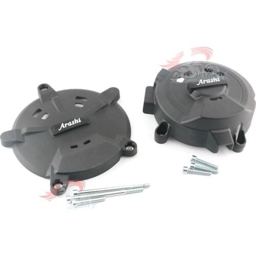 Arashi LOGO For 1290 Super Duke R Engine Cover Set Guard Protector Engine Case Cover Guard 14-18