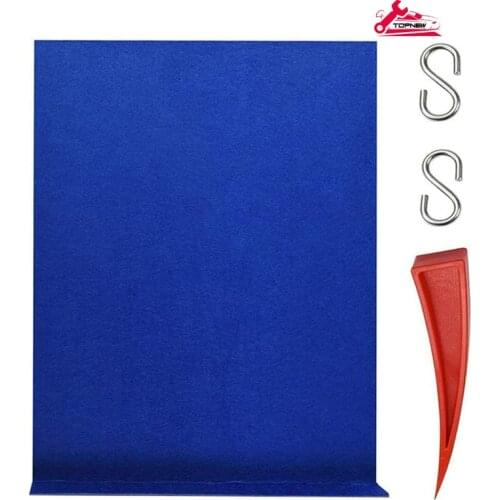 Dent Repair Tools Kit Window Guard with Felt Red Wedge and S-Hook for Car Paintless Dent Removal