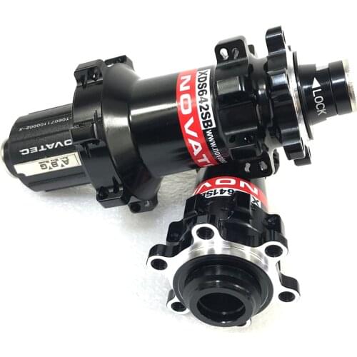 Novatec XDS641SB XDS642SB straight pull AM MTB disc hubs F15x100 R142x12 casstte body Shiman 9s 10s 11s ABG anti-bite 28 holes