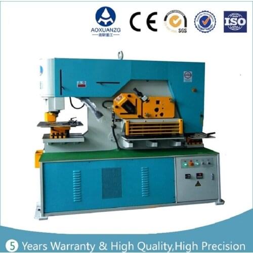 Q35Y Series Sheet Metal Shearing Machine Die Cutting Hydraulic Iron Worker For Sale