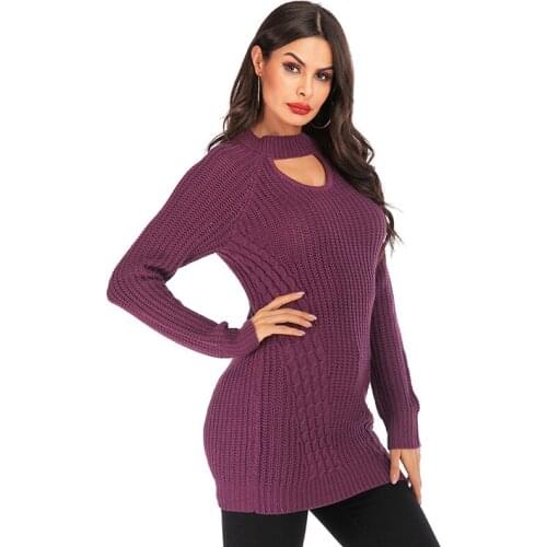 Plus Size 3XL Vestidos Warm Sweater Women 2019 New Autumn Winter Sexy Slim Tight Dress Female O neck Long Sleeve Knitted Dress
