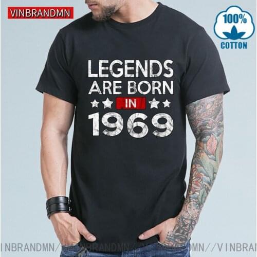 Legends are born in 1969 T shirt men Retro Born in 1969 T-shirt 51 birthday gift tee shirt for man dad father Thanksgiving shirt