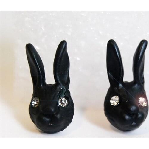 Big ear Rabbit Fashion Anime Cartoon Earring Cute Animal Stud Earrings For Women Girls Kids New Gift