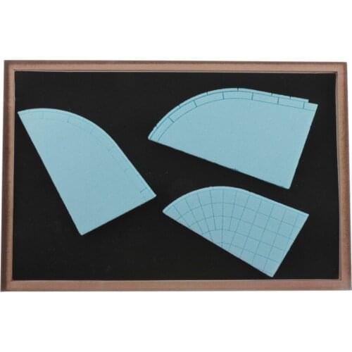 1/35 Mini Highway Model Sand Base Wooden Tray Tray Tray Accessory