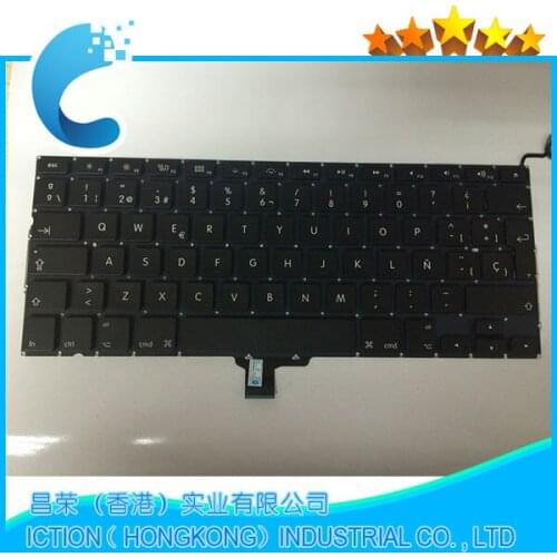 10pcs/lot Wholesale New Keyboard For Apple Macbook Pro 13'' A1278 Keyboard SP Spanish Keyboard Replacement 2009-2012 Year