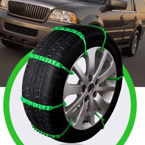 10Pcs Tire Wheel Chain Anti-slip Emergency Snow Chains For Ice/Snow/Mud/Sand Safe Driving Truck SUV Auto Car Accessories