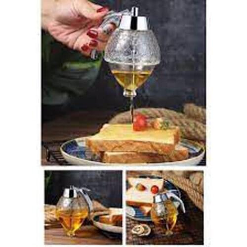 Acrylic Honeypot Honey Molasses Tahini Controlled Dispensing Machine Dispense Honey Bottle