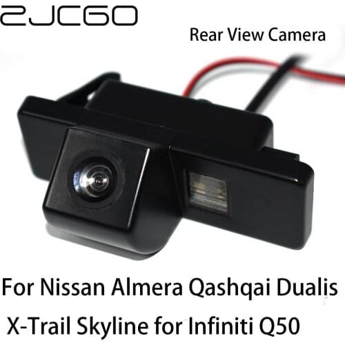 ZJCGO Car Rear View Reverse Back Up Parking Waterproof Camera for Nissan Almera Qashqai Dualis X-Trail Skyline for Infiniti Q50