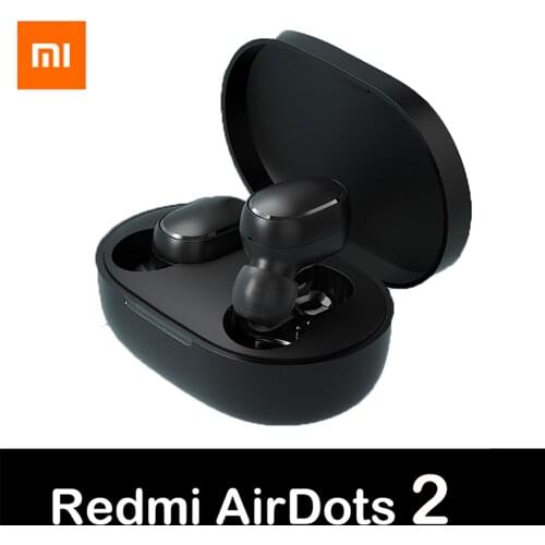 Xiaomi Redmi AirDots2 Wireless Bluetooth 5.0 Charging Earphone In-Ear stereo bass Earphones Ture Wireless Earbuds TWS