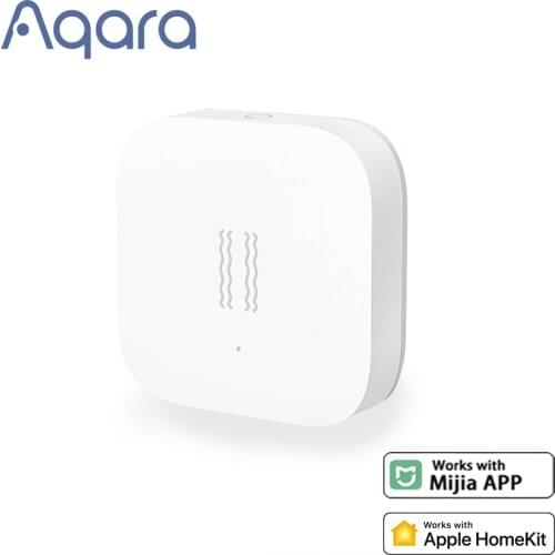 Aqara Vibration Sensor Zigbee Shock Sensor Anti-entry Security Alarm Device Built In Gyro Motion Sensor For Mi Home App