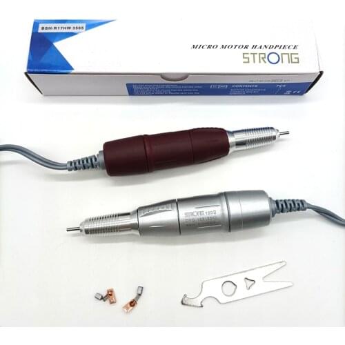 Micro motor Handpiece Strong 120 Type 35000RPM For Strong 210 90 204 207 Marathon Control Box Electric Manicure Drill Pen Handle