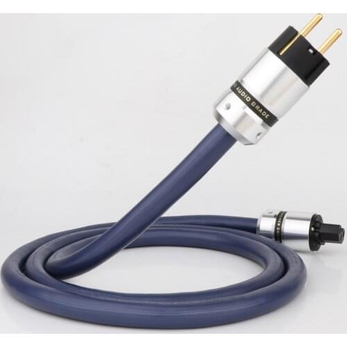 Monosaudio P902 99.9998% Pure Copper Schuko Power Cable HIFI EMC Shield Power wire EU/US Power Cable AC Mains Power cord