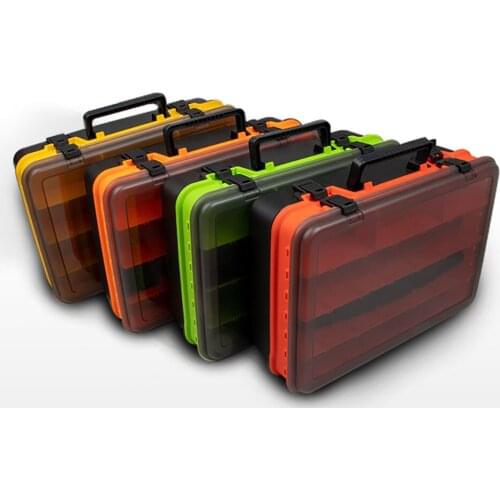 Visversnellingsbak Met Grote Capaciteit, Plastic 2-Laags Gereedschapskoffer, Opbergdoos Voor Vishaakaas, Rek Voor Visaccessoires