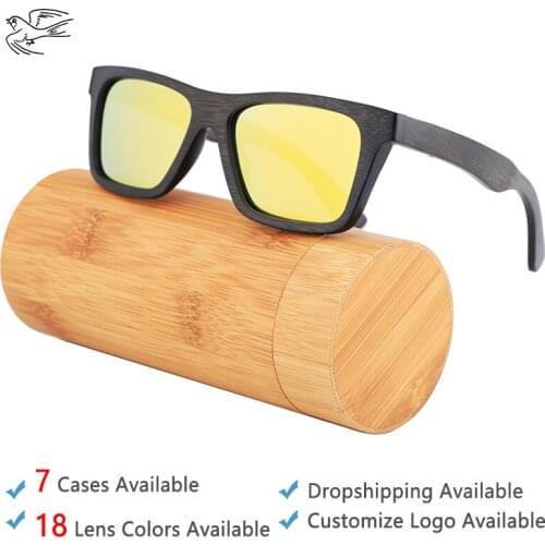 Wooden Shades Man with Wood Sunglasses Polarized UV Protection Sunglasses Men Polarized UV400 High Quality Mirror Glasses GB019