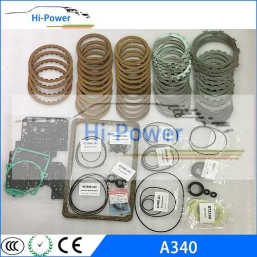New A340 Automatic Transmission Overhaul Kit + Friction Plate Kit For Toyota A340 Car Accessories Gasket Steel kit Friction Kit