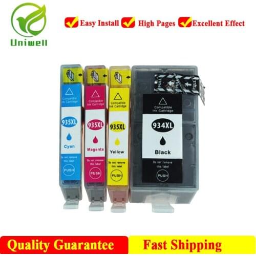 Uniwell 934XL 935XL New Compatible Ink cartridge For HP 934 935 Printer Officejet pro 6230 6830 6835 6812 6815 6820