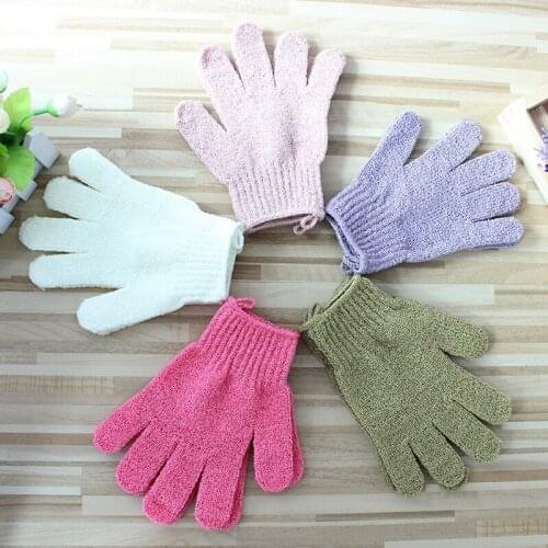 Gloves Take A Shower In 1 Minute Body Brush Exfoliating Scrub Foot Scrubber Cath Sponge High-Elastic Five-Finger Bath Towel