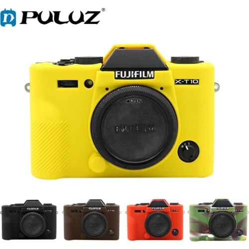 PULUZ Soft Silicone Protective Case for FUJIFILM XT10 Rubber Camera Protective Body Skin Cover Case Camera Bag