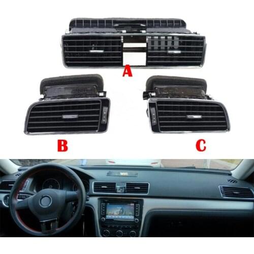 Air Conditioner Vent Grille For Volkswagen Passat 2011 2012 2013 2014 2015 Dash Panel Center Fresh Air Outlet Grille Cover