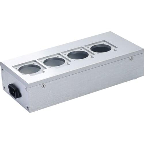 WEILIANG German ABL power strip 4-bit aluminum alloy empty chassis shell High Quality PC1 Full aluminum HIFI DIY box