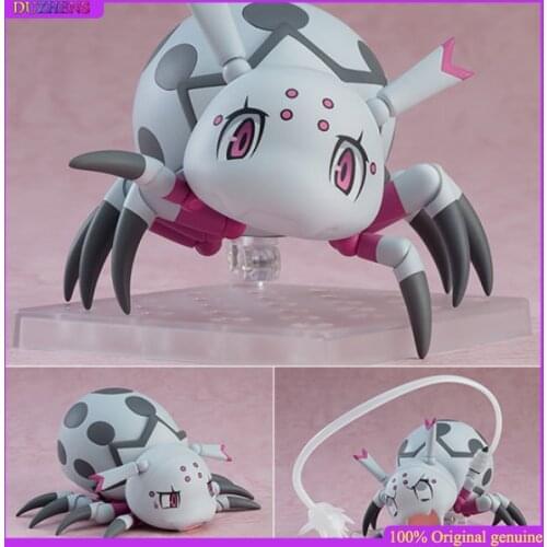 100% Original: Anime Kumo Desu ga, Nani ka?Kumoko Q version figma PVC Action Figure Anime Figure Model Toys Figure Doll Gift