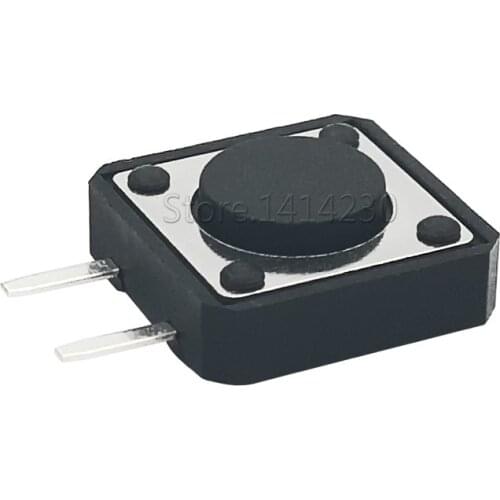 20PCS 12x12x4.3mm Side 2pin Tact SMD Panel PCB Momentary Tactile Tact Mini 12*12*4.3mm