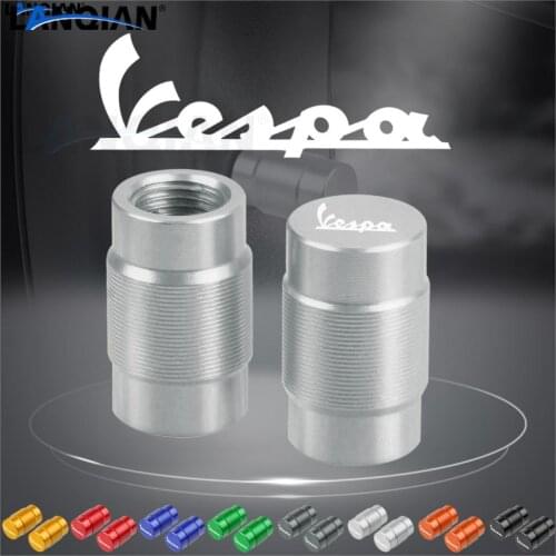 Motorcycle Wheel Tire Valve Stem Caps Airtight Covers For Vespa Piaggio Granturismo 125 200 GTS 125 250 S125 150 300 Super Parts