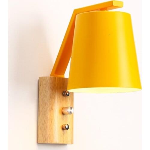 Europe Colour Wall Lamp Originality Restaurant Bedroom Bedside Aisle Study Children House Arts Ice Cream Modern Wall Lamp