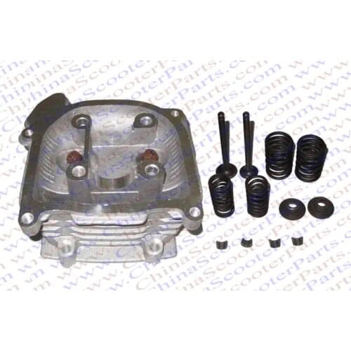 GY6 49CC 50CC 39MM Cylinder head Assy with valves 139QMB Jonway Jmstar Baotian Scooter Parts