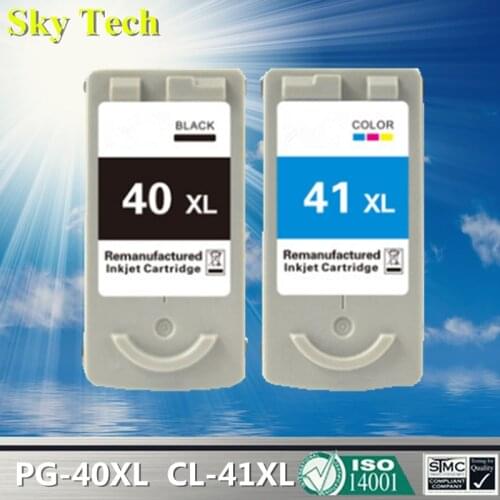 Quality inkjet Cartridge For PG-40XL CL-41XL PG40XL CL41XL , For Canon iP1200/ iP1300/ iP1600/ iP1700/ iP1800/ FAX-JX500 etc