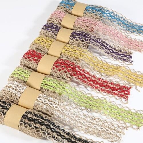 Natural Hemp Ribbon Jute 2M/Roll Burlap DIY Festival Supplies Party Crafts Wedding Ribbon Gift Wrapping Florists Craft Packing