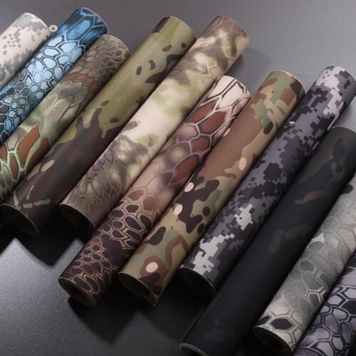 150CMx30CM Outdoor Hunting Bionic Tape Waterproof self adhesive elastic camo cloth ACU Python Pattern Hunting Gun Accessories