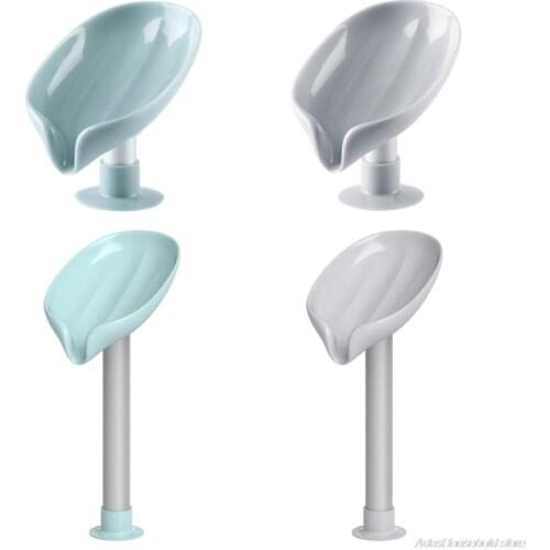 Self-draining Soap Dishes Sponge Holder with Suction Cup Soap Storage Shelf Tray for Bathroom &Kitchen Sink Quick Dry wholesales