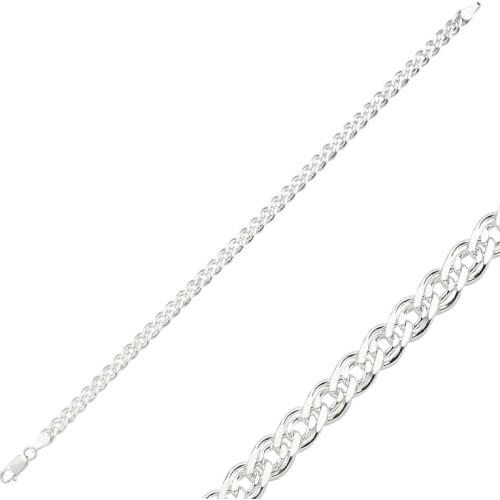 Silver 925 Sterling 80 Micron Nonna Chain Bracelet