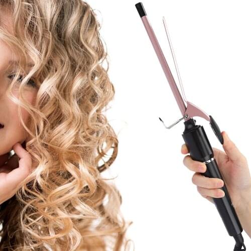 Professional Electric Hair Curler Wand Negative Ion Curling Hair waver Iron Styling Tool Pear Flower Cone Curler Beauty Salon EU