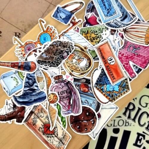 Kawaii journal Theme Watercolor sticker christmas stickers magic Halloween stationery pegatina thank you cute adesivo gift