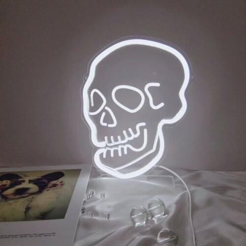 3D 5V USB Led Skull Basketball Bingo and Good Idea Sign lLight for Room Bedroom Shop Christmas Birthday Signs Kids Gift