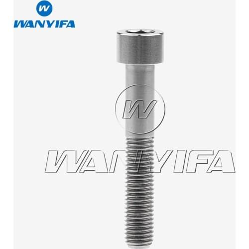 Wanyifa Titanium M7 x 43mm M7x40mm Bolt Cylindrical Columniform Head Screws 6AL-4V GRADE 5
