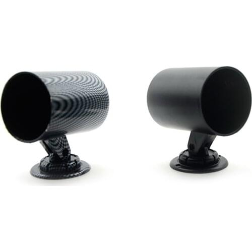 DRAGON GAUGE Universal 2inch 52mm Car Auto Single Gauge Holder Pod Black and Carbon