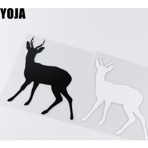 YOJA 14.3X16.9CM Deer Animal Car Scratch Cover Sticker Vinyl Motorcycle Auto Accessories ZT4-0116