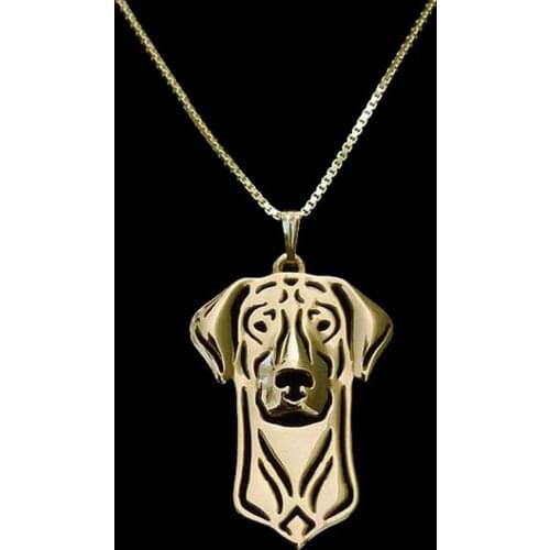 Womens Alloy Pendant Necklaces Lovers' Metal Doberman Dog Necklaces Drop Shipping