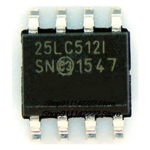 10Pcs/Lot 25LC512-I/SN 25LC512 SOP8