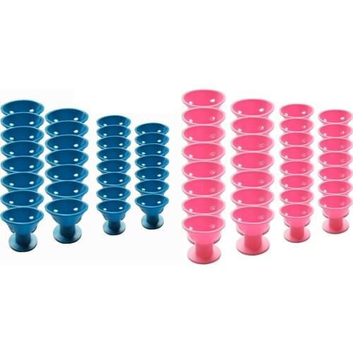 30 Pcs Mushroom Hair Rollers No Clip Silicone Curlers Professional Hair Style Tools Accessories No Heat Fashion Accessories