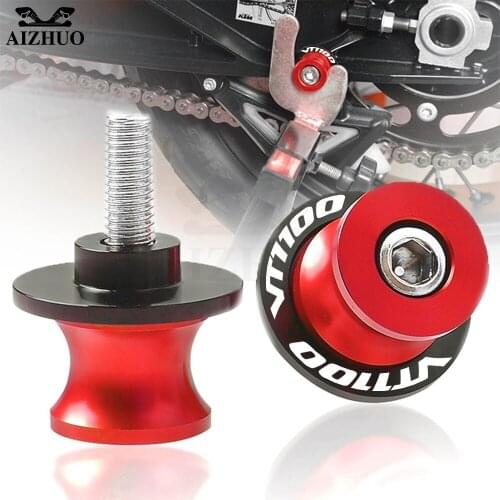 8MM CNC Aluminum FOR HONDA VT1100 Motorcycle Swingarm Sliders Screw Swing Slider Stand Screws VT 1100 1995-2007 2006 2005 2004
