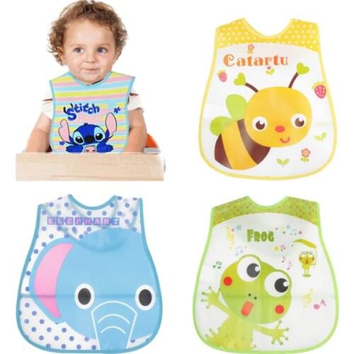 EVA Bibs Waterproof Bandana Silicone Baby Bibs Boys Girls Infants Feeding Care Burp Clothes New 2017 Baby & Kids Cute Cartoon