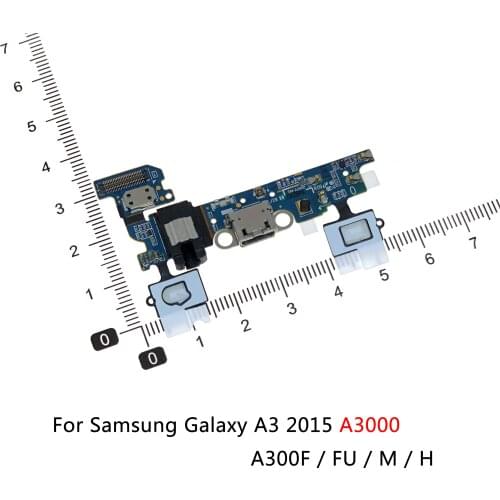 USB Charging Port Flex Cable For Samsung Galaxy A3 2015 A300F A3000 A300FU A300M A300H Charger Dock Connector Flex Cable Parts
