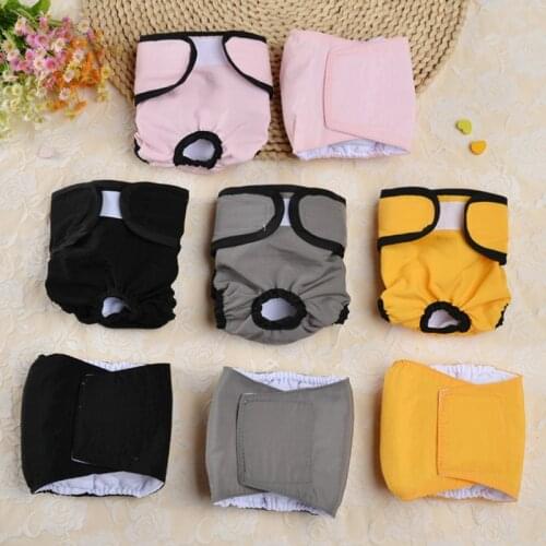 Pet Physiological Pants Small Medium Large Dog Puppy Washable Durable Doggie Diapers Underwear Short Diaper Pet Underwear 562835