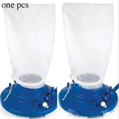 Bagging machine cleaner for swimming pools with wheels and brushes leaf bagging machine swimming pool accessories blue 1kw