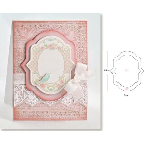 Metal Cutting Dies mirror frame Stencils 2020 new carft Scrapbooking Photo Album Decoration Embossing Paper Card making die cut