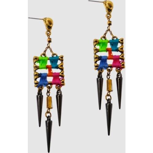 Amorita boutique skeleton colourful fashion earrings